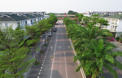 Trải nghiệm cung đường chạy bộ tại Khu đô thị Ecogarden